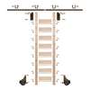 Meadow Lane Ladder 107 in. Un-Finished Maple Bronze Hook with 8 ft. Rail Kit EG.300-107MA-08.07